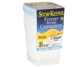 Stor-Keeper® Quart Freezer Containers - 3 pack