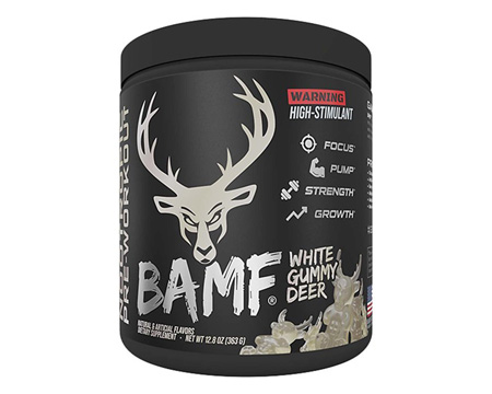 BUCKED UP® BAMF Nootropic Pre-Workout - White Gummy Deer