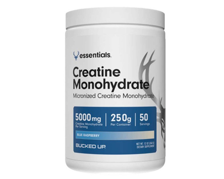 BUCKED UP® Creatine Monohydrate 50 Servings Pre-Workout - Blue Raspberry
