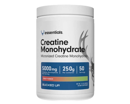 BUCKED UP® Creatine Monohydrate 50 Servings Pre-Workout - Fruit Punch
