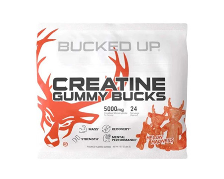 BUCKED UP® Creatine Gummy Bucks Melon Madness