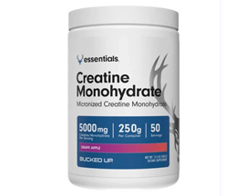 BUCKED UP® Creatine Monohydrate 50 Servings Pre-Workout - Grape Apple