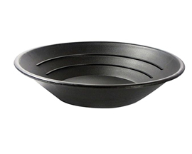 10" Gold Pan - Black