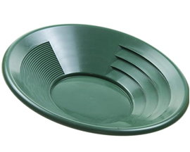 Gold Pan 13 1/2" - Green
