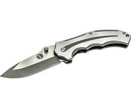 SE® Grey Drop Point Folding Knife