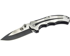 SE® Black Drop Point Folding Knife