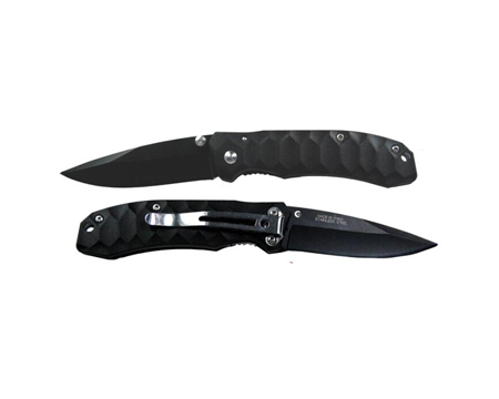 Pocket Knife with Clip - Black