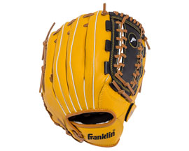 Franklin® Sports Field Master 12 in. Righty Youth Baseball Mitt - Black/Tan