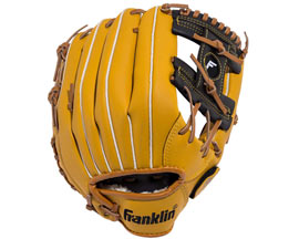 Franklin® Sports Field Master 11 in. Right Youth Baseball Mitt - Black/Tan