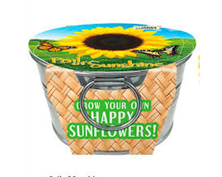 Unique Gardener® Tin Pail Garden Of Sunshine