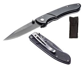 3.75" Black Aluminum Knife