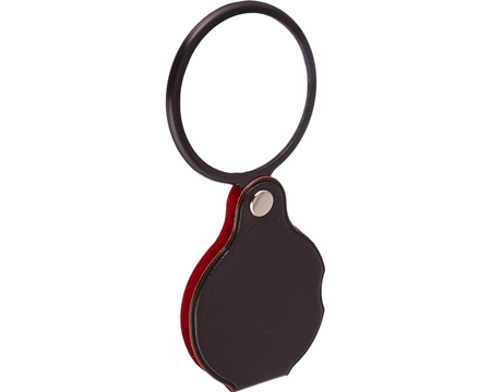 Folding Glass Lens Magnifier 5x
