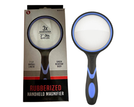 Rubberized Handheld Magnifier