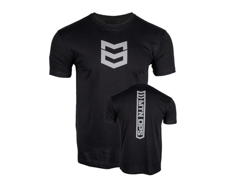 MTN OPS Men's Stacked T-Shirt - Black L