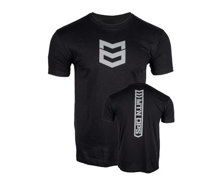 MTN OPS Men's Stacked T-Shirt - Black XL