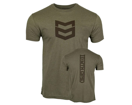MTN OPS Men's Stacked T-Shirt - Military L