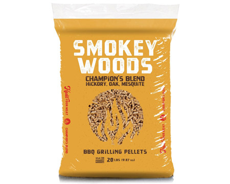 Smokey Woods® 20 Lb. All Natural Hardwood Pellets - Hickory/Mesquite/Oak