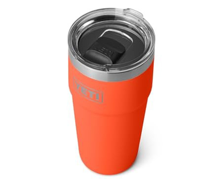 Yeti® Rambler 20 oz. Stackable Tumbler Magslider Lid - Papaya