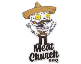 Meat Church® Meato Bandito Aluminum Embossed Tacker Sign