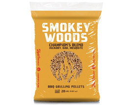 Smokey Woods® 20 Lb. All Natural Hardwood Pellets - Hickory/Mesquite/Oak