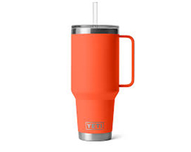 Yeti® Rambler 42 oz. Stainless Steel Straw Mug - Papaya
