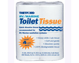 Thetford® 4 Roll Pack Toilet Tissue Paper