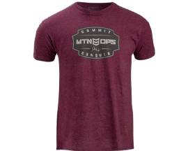 MTN OPS® Conquer T-Shirt - Heather Maroon L