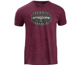 MTN OPS® Conquer T-Shirt - Heather Maroon M