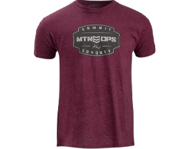 MTN OPS® Conquer T-Shirt - Heather Maroon XL