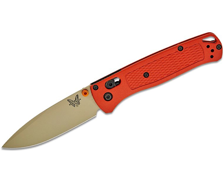 Benchmade® Bugout AXIS Folding Knife - Rust Orange Grivory