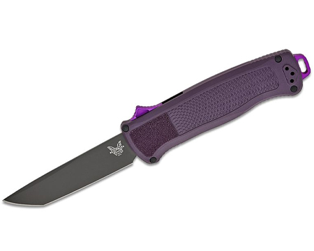 Benchmade® Shootout OTF Auto Knife - Dark Purple Grivory