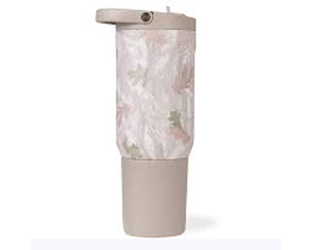 Hydrojug® Sport 20 oz. Stainless Steel Tumbler Insulated Leakproof Water Bottle - Camo Tan