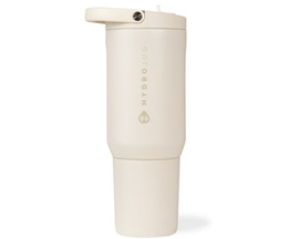 Hydrojug® Sport 20 oz. Stainless Steel Tumbler Insulated Leakproof Water Bottle - Cream