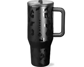 Hydrojug® Sport 40 oz. Stainless Steel Tumbler Insulated Water Bottle - Black Leopard