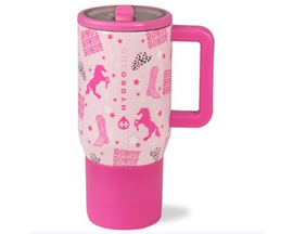 Hydrojug® Traveler 20 oz. Insulated Leak-Proof Water Bottles - Cow Girl