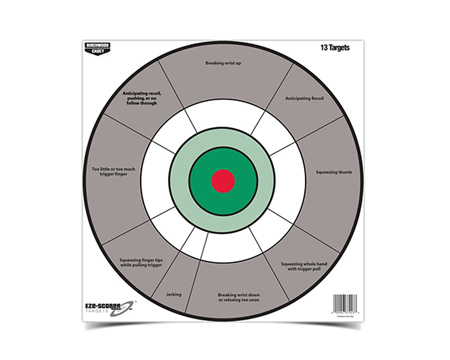 Birchwood® Casey Eze-Scorer Handgun Training Target