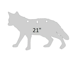 Birchwood® Casey 3/8" AR500 Steel Silhouete - Coyote