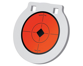 Birchwood® Casey Steel Hanging Range Target - Black/White/Orange
