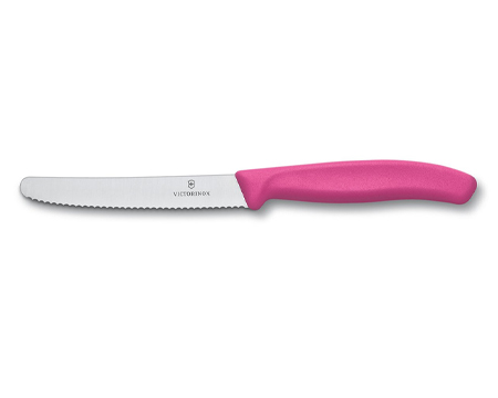 Victorinox® Swiss Classic Tomato Knife - Pink Serrated