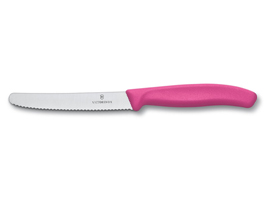 Victorinox® Swiss Classic Tomato Knife - Pink Serrated