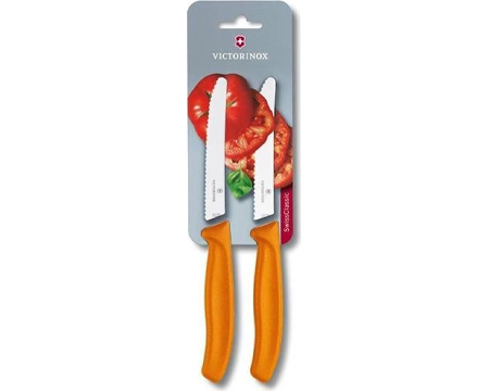 Victorinox® Swiss Classic Utility Knife - Orange Serrated