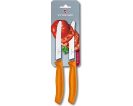 Victorinox® Swiss Classic Utility Knife - Orange Serrated