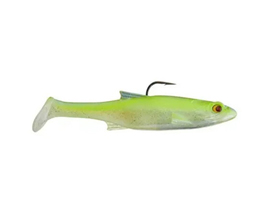 Bass Mafia® 6 in. Daingerous Shallow Runner Loaded Swimbait Fishing Lure - Chartreuse Blue