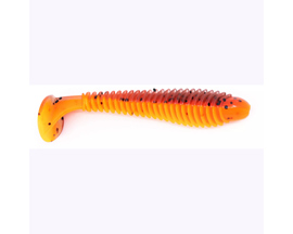 Googan® 2.8 in. Saucy Swimmer Soft Bait - Flaming Hot