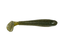 Googan® 2.8 in. Saucy Swimmer Soft Bait - Green Pumpkin  Blue