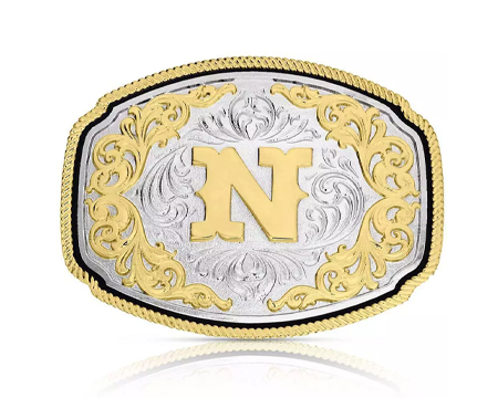 Montana Silversmiths® Western Initial N Buckle