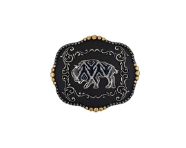 Montana Silversmiths® Midnight Buffalo Buckle