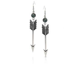 Montana Silversmiths® Pointed West Turquoise Arrow Earrings