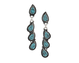 Montana Silversmiths® Turquoise Drop Earrings