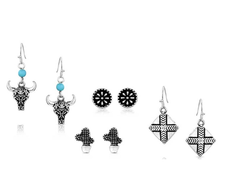 Montana Silversmiths® On the Plains Earring Set